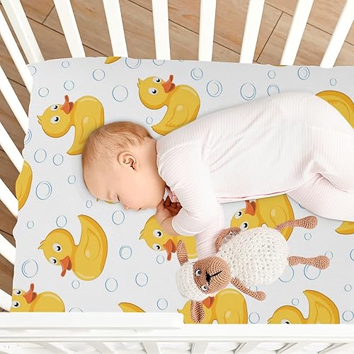 Miniatura 8 de Sábanas de goma para cuna de bebé, sábanas suaves y transpirables para niños, funda de colchón para niños pequeños, regalos de bebé, colchón de cama