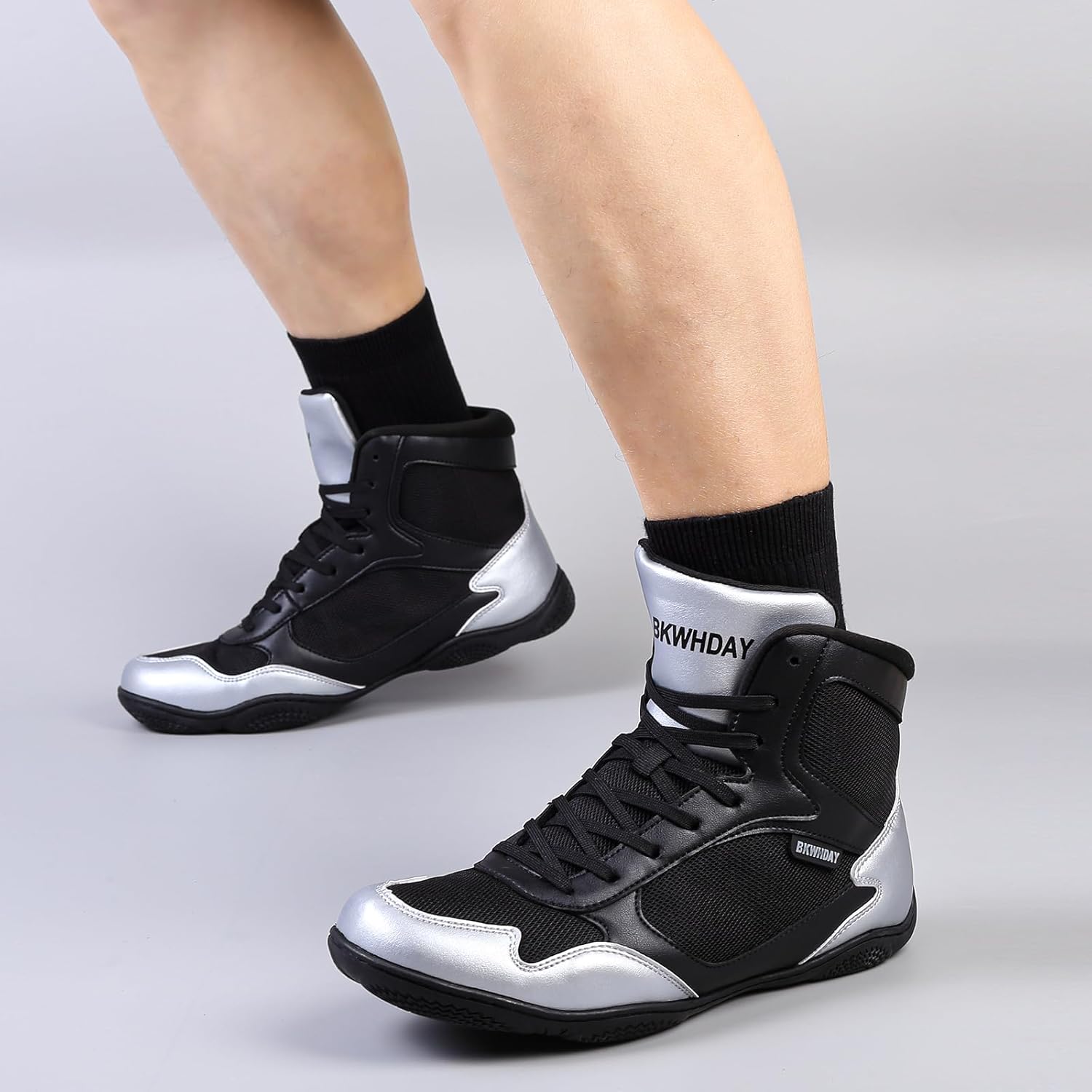 Wrestling Shoes Men Boxing Shoes for Men Pro Wrestling Boots High Top Fitness Weightlifting Powerlifting Shoes - Image 9