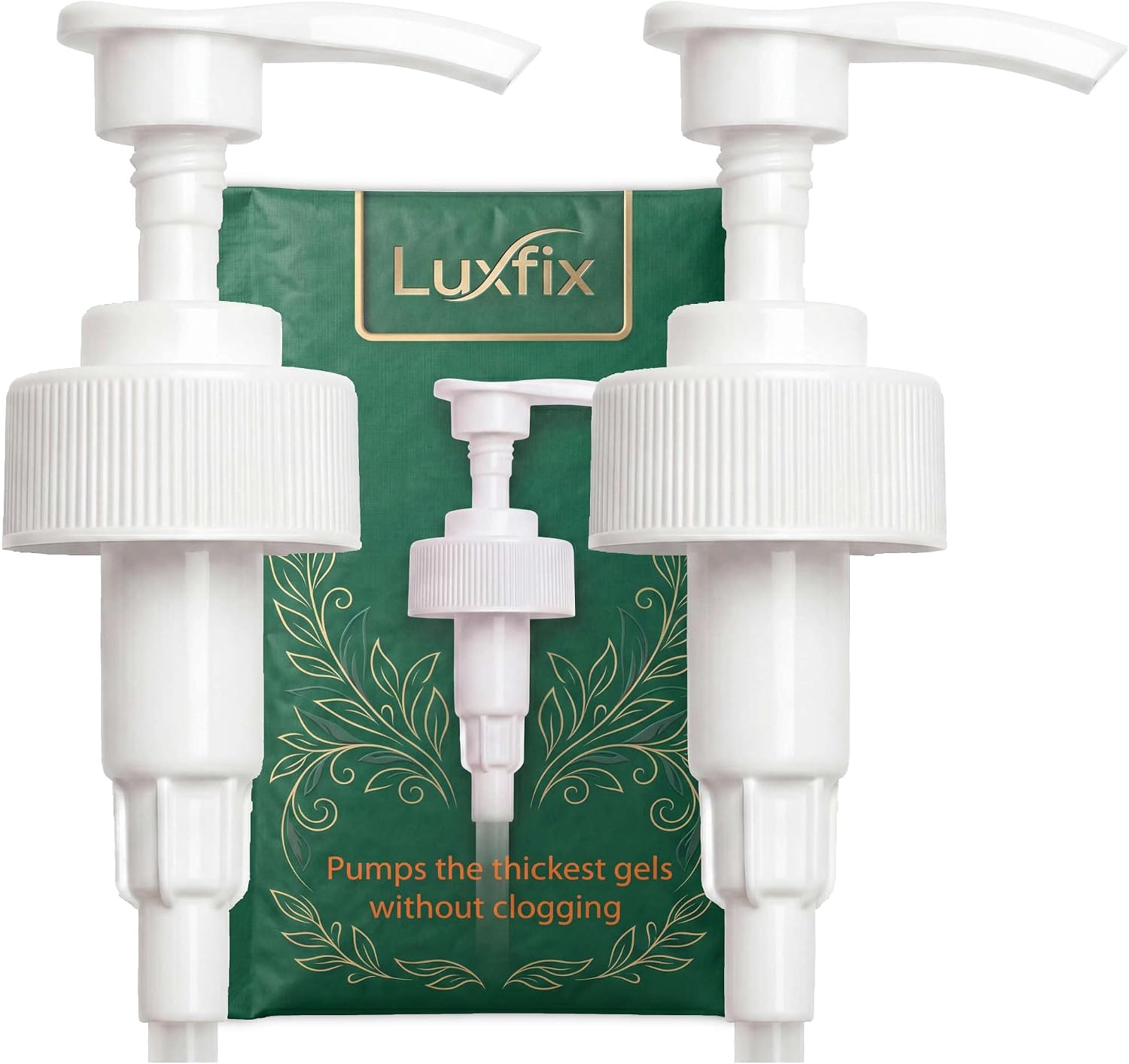 Gallon Pump Dispenser | Heavy-Duty Commercial-Grade Dispenser for Lotion, Shampoo, Massage Oil, Mouthwash, Condiments, Syrup, Soap & Sanitizer | Leak Proof Lock-Down | Non-BPA Plastic (2)