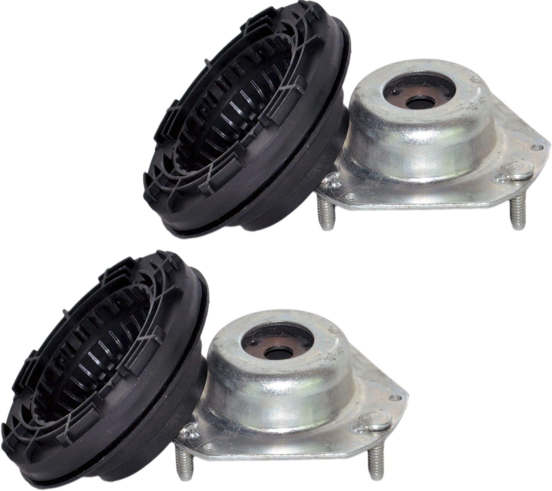D2P 1526778 Front Suspension Top Strut Mounts With Bearings (Pair) Replacement For Ford Fiesta Mk6