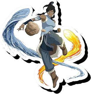 AQUARIUS Legend of Korra Bending Funky Chunky Novelty Magnet for Refrigerator, Locker, Whiteboard & Game Room Officially Licensed Legend of Korra Merchandise & Collectibles