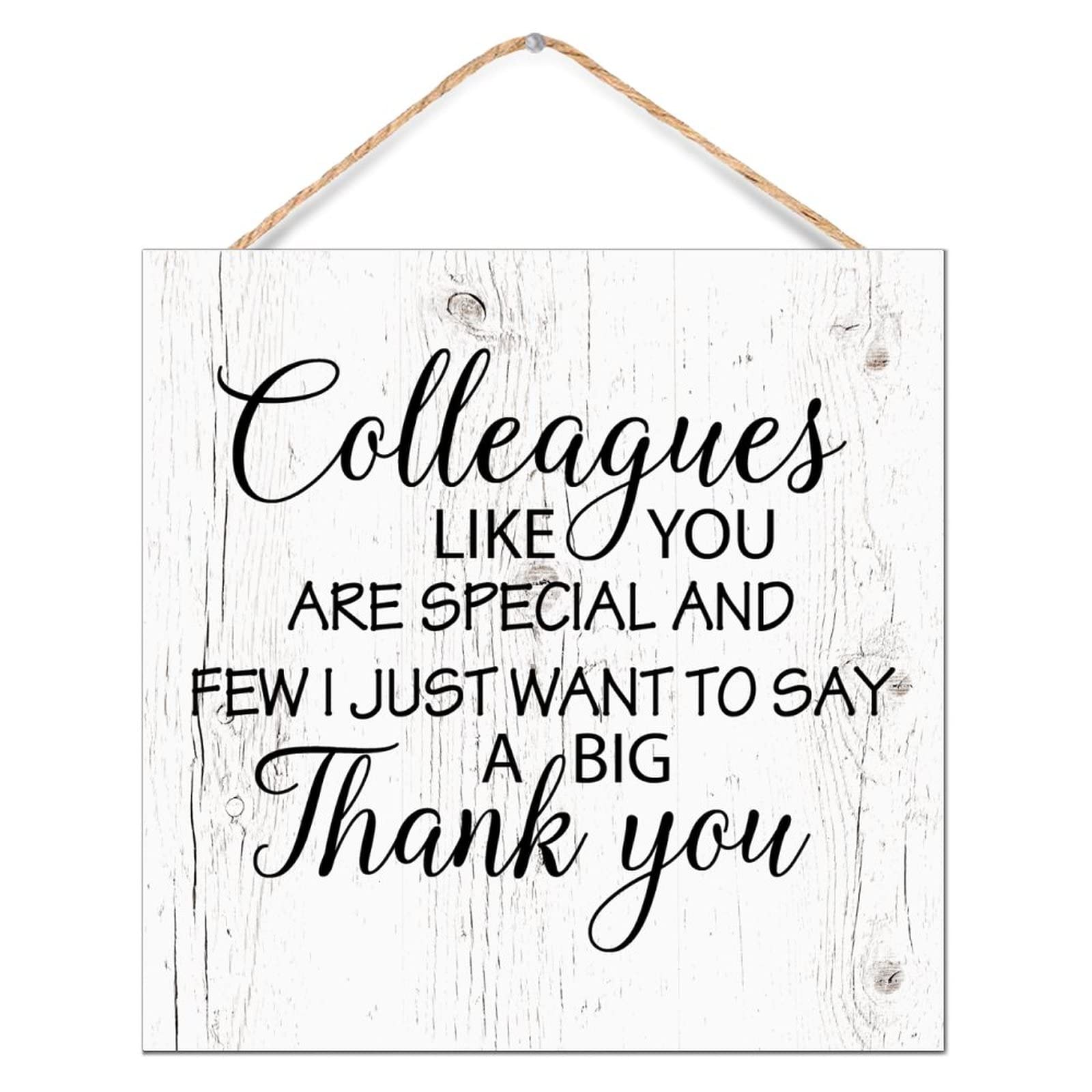 Panneau bois Colleagues Like You Are Special de décoration intérieure 30x30 cm