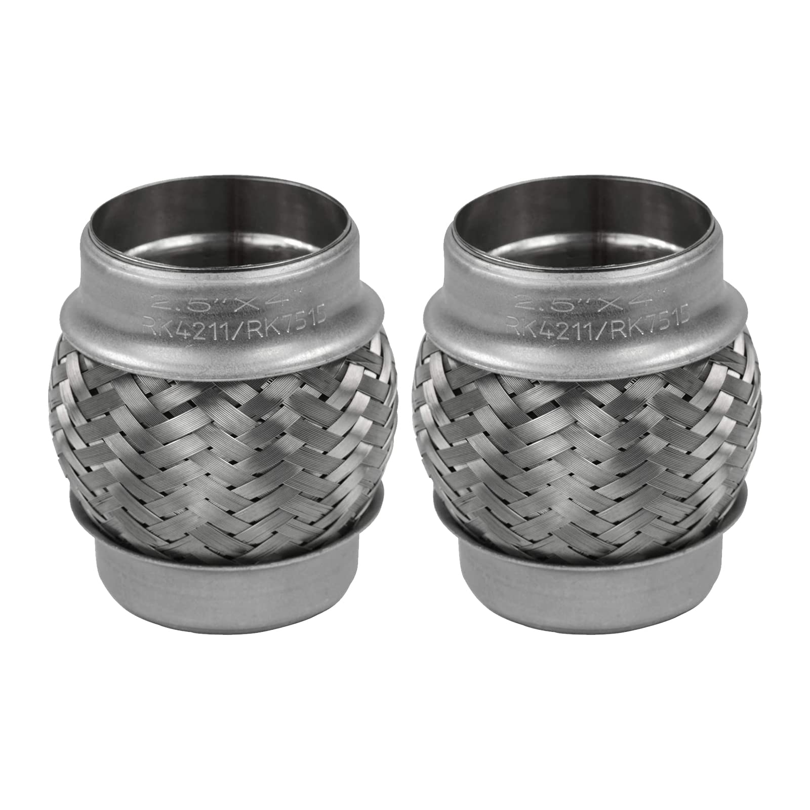 RP Remarkable Power, RK7515 Heavy Duty Stainless Steel Exhaust Flex Pipe, 2.5" x 4", Pack of 2-image-8