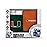 SOAR NCAA Wireless Cell Phone Charging Stand and Desktop Organizer, Miami Hurricanes