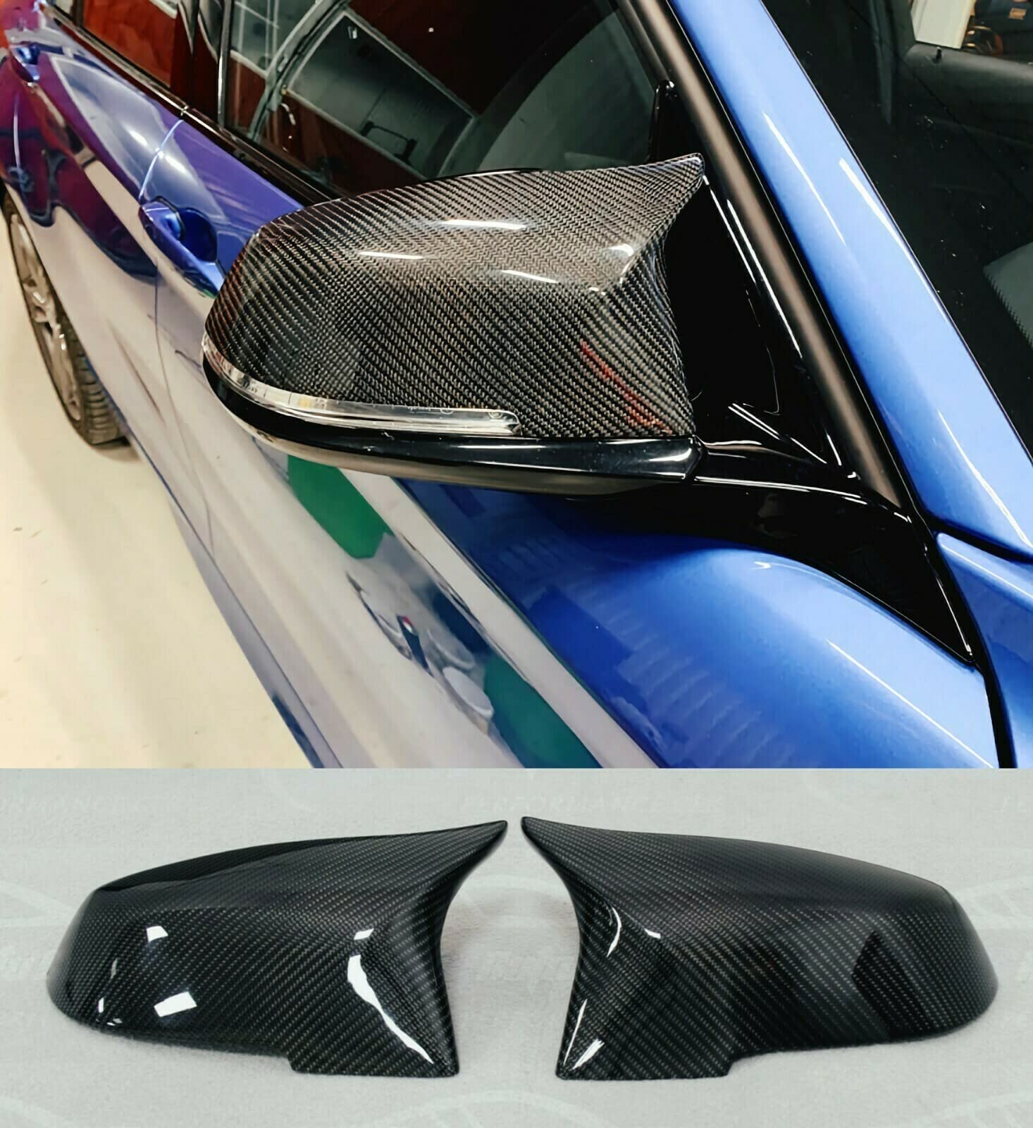 Coques De Rétroviseur En Fibre De Carbone Pour BMW Série 1, 2, 3, 4, X1, M2 - Protection Et Style