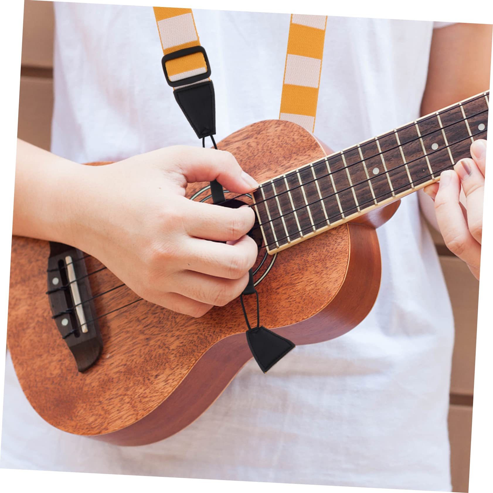 ibasenice 3stücke Ukulele Gurt Aus Strapazierfähigem Punch-freier Schultergurt Für Ukulele Und Andere Instrumente Langlebige Und Attraktive Farbgestaltung Für Musikaufführungen Und