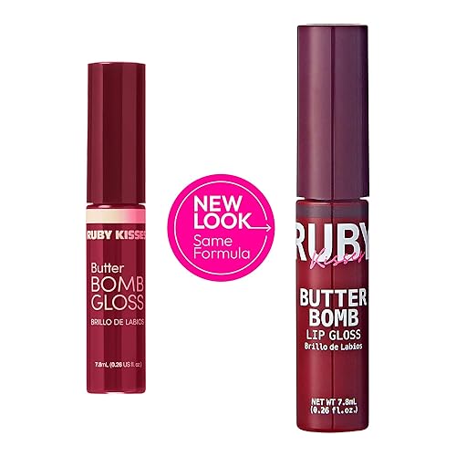 Miniatura 2 de Ruby Kisses Brillo de labios Butter Bomb Gloss Brillo de labios no pegajoso Vitamina E Natural Nude Lip Makeup - 0.3 fl oz (0.26 US fl oz) ($