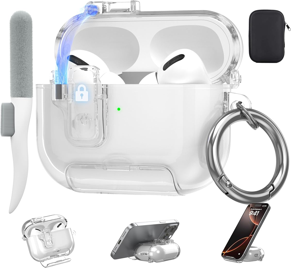 Clear Drop Protection Cover for AirPods Pro 3