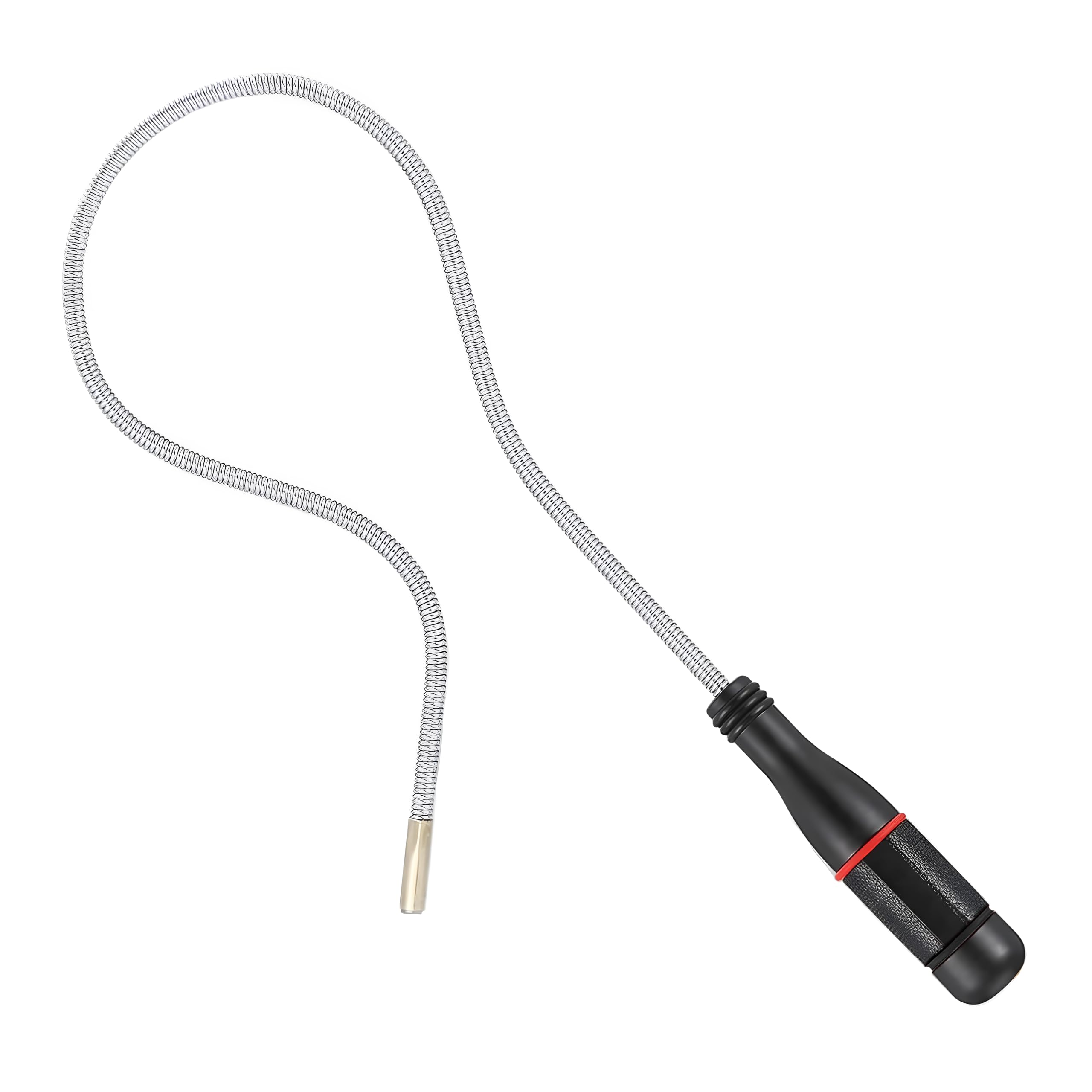 Magnetic Pickup Tool, Telescopic Flexible Handheld Magnetic Retrieval Tool, Portable Strong Magnet Rod Grabber with Non-Slip Handle Bendable Gooseneck for Screws Nuts Debris Keys Nails Metal Objects
