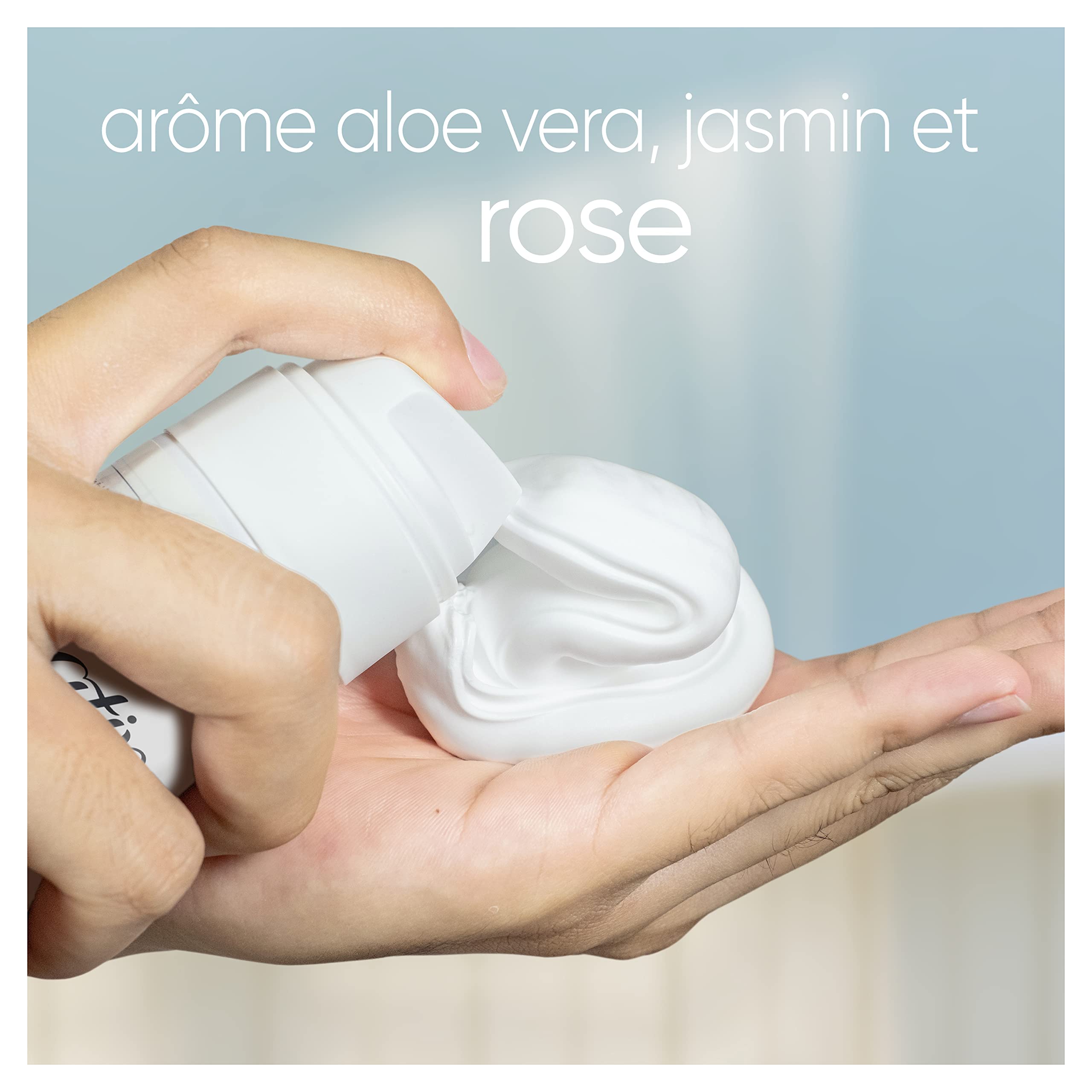 Gillette Satin Care Gel À Raser Pour Femme Touche D’Avocat, 6x200ml, Contient Des Arômes D’aloe Vera, De Jasmin Et De Rose