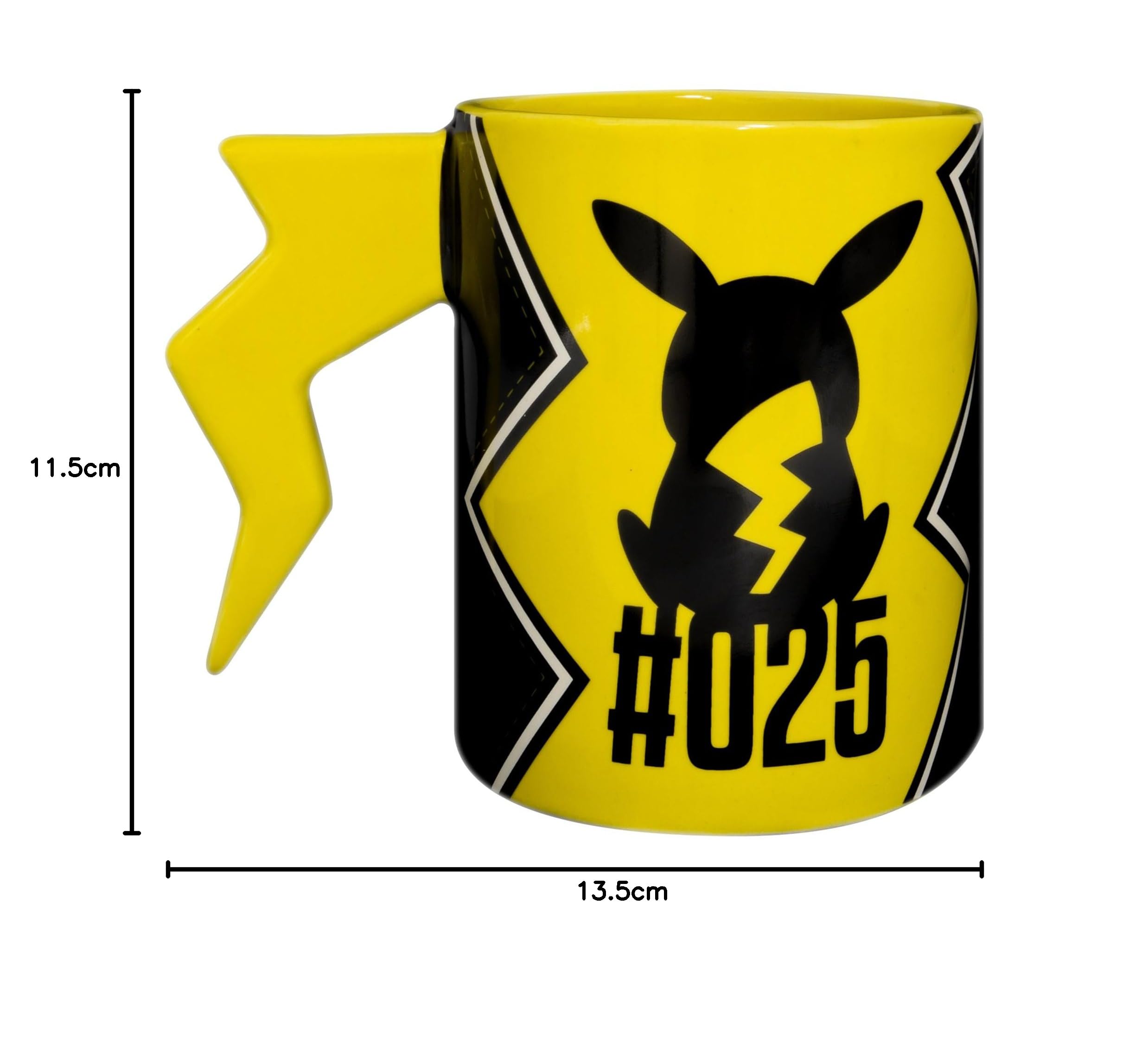 POKEMON - Mug 3D handle - Pikachu lightening bolt
