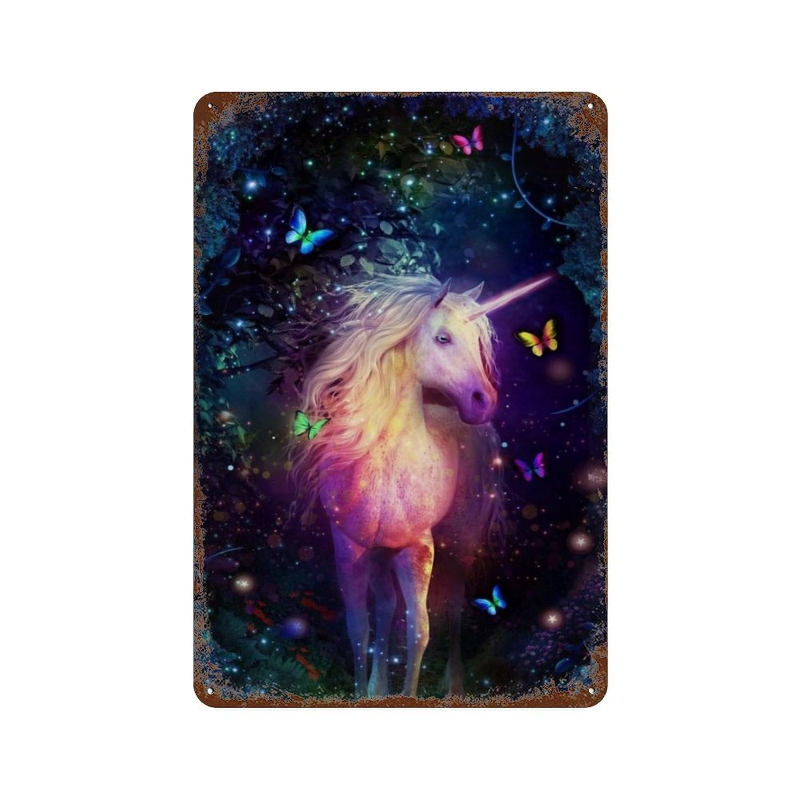 xiaoxiaoshen Unicorns (7) Wall Decor Art Metal Tin Poster Modern Home Decor Art Home Bar Shop Decorations Vintage Sign 30x20cm