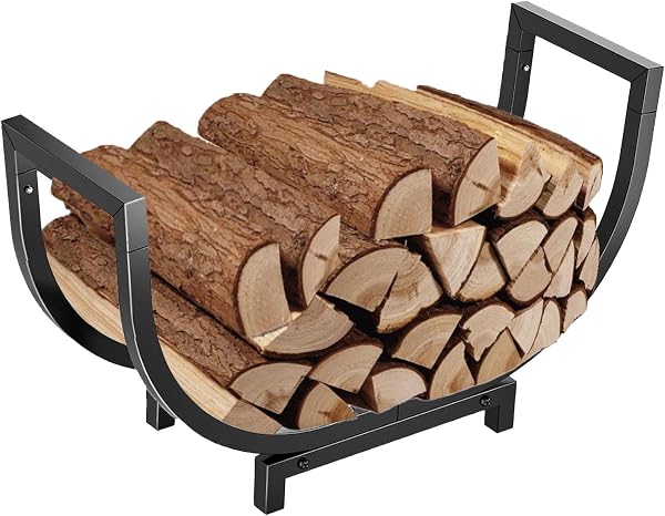 Anowker Heavy Duty Firewood Rack for Wood Storage