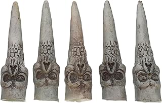 Beaupretty Nail Apparel 5pcs Halloween Witch Fingers Skull Fake Vampire Fingers Party Costume Zombie Ghost Finger Claw Scary Finger Nail Covers
