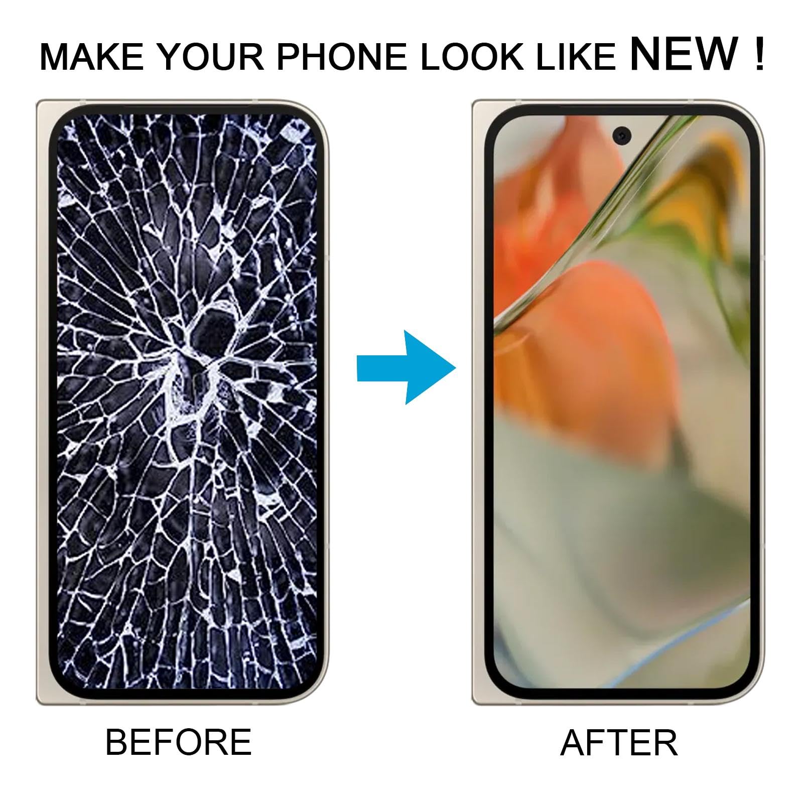 Zamiennik ekranu LCD telefonu komórkowego do Google Pixel 9 Pro Fold GGH2X GC15S OLED dodatkowy ekran LCD z digitizerem pełny montaż