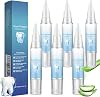 2026 Mullend Teeth Repair Gel,6 Pcs Mullein Gum Repair Gel,Gum Shield Therapy GelTeeth Whitening Essence Pen,Natural Toothpaste Treatment Protect Gums & Oral Care,Deeply Cleaning Revitalizes (6PCS)