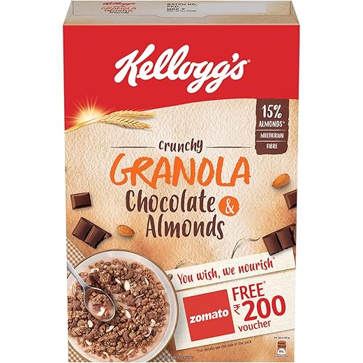 Crunchy Granola Chocolate & Almonds 450g 450 g