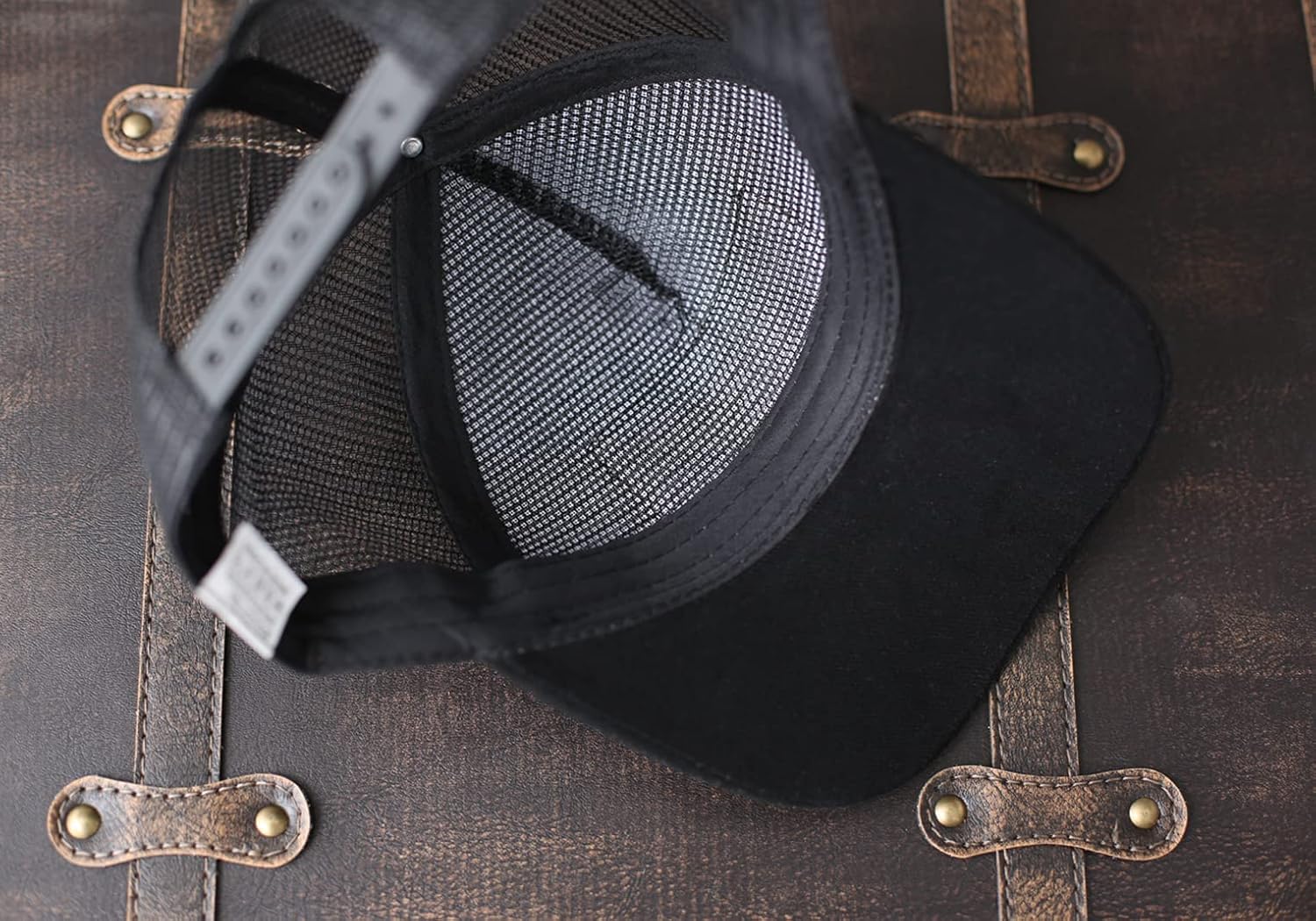 Dad Hat Gift for Father's Day - New Grandpa Gift Trucker Hat for Dad Golf Hat with Custom Leather Patch - Image 5