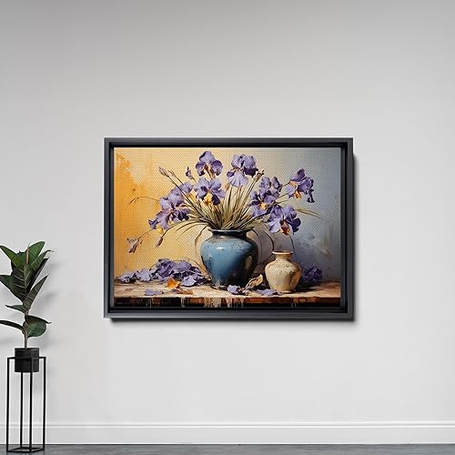 Miniatura 5 de Provence Blooms, Acrylic Iris Prints, Captivating Canvas Wall Art Celebrating the Beauty of Flowers, Wall Art, Art Decor