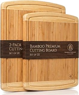 Bambusi Bamboo Cutting Board Set