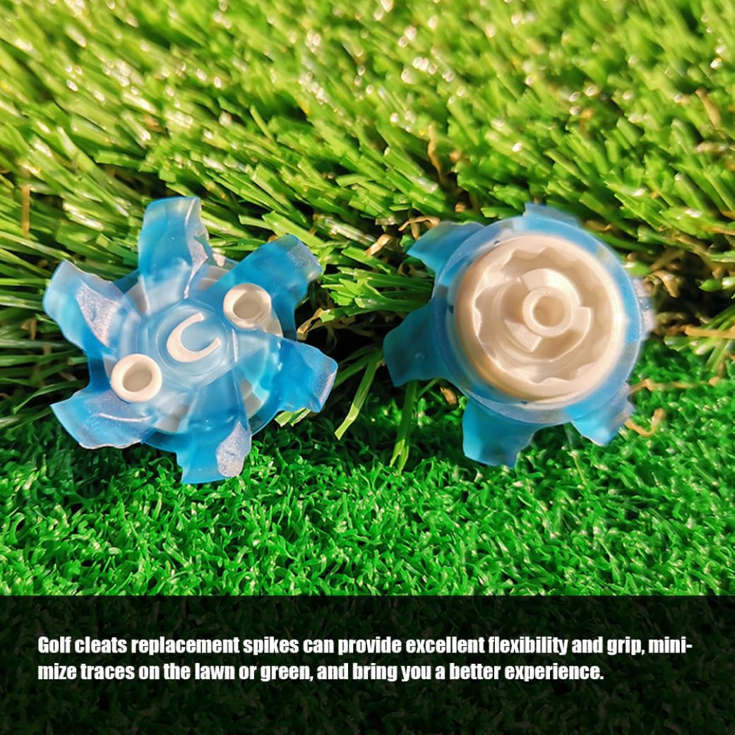 KUYYFDS 16PCS Golf Studs Golf Shoe Cleats Replacement Easy Install to Golf Shoes for Golfer Golf Lover Gift