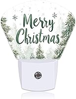 Vista 22 de Fantasy Lake Forest - Luces nocturnas enchufables, luna llena en cielo estrellado, luz nocturna enchufable a la pared, sensor de atardecer a