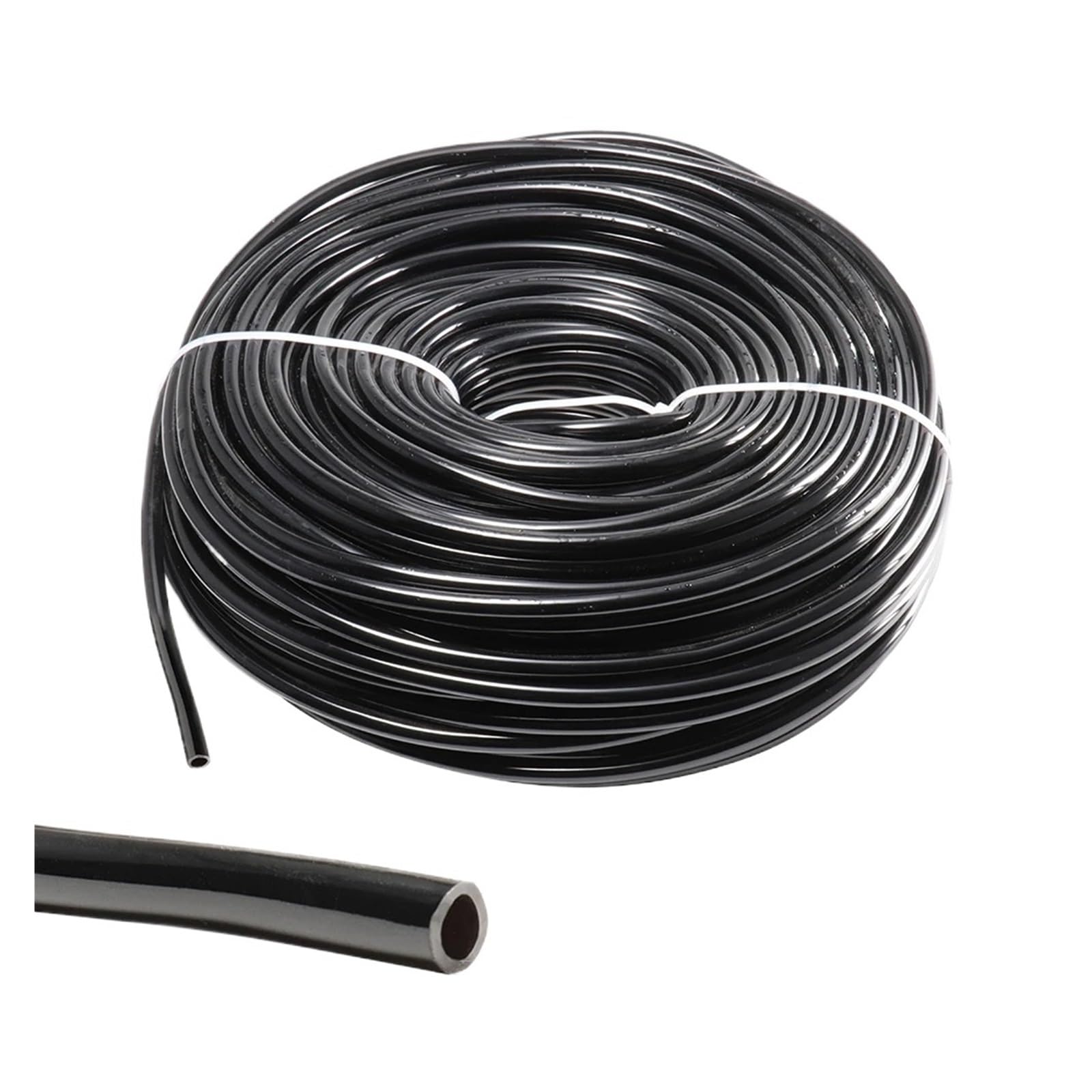 Manguera de jardín Extensible, Manguera de jardín de 4/7 mm, Manguera de microirrigación de 1/4", Manguera de riego por Goteo para bonsáis de Invernadero (60 m)