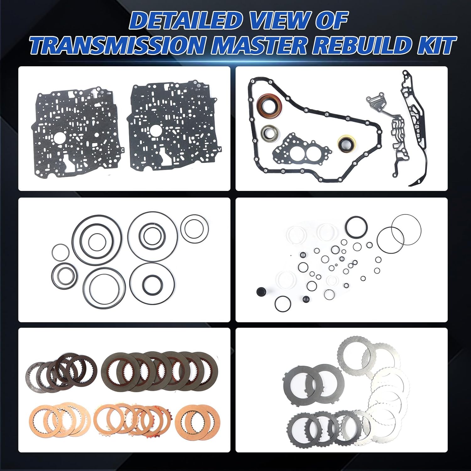 4T65E Transmission Master Rebuild Kit Compatible with XC90 2003-UP Replace OE 4T65E