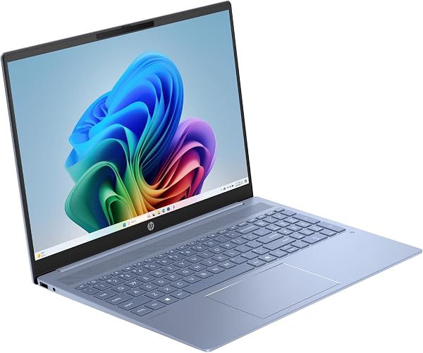 HP OmniBook 5 16″ OLED, Ordenador portátil (Procesador AMD Ryzen AI 5 330, 32GB RAM, 1TB SSD, Gráficos AMD Radeon 820M, Windows 11 Home) Azul - Teclado QWERTY Español - 2