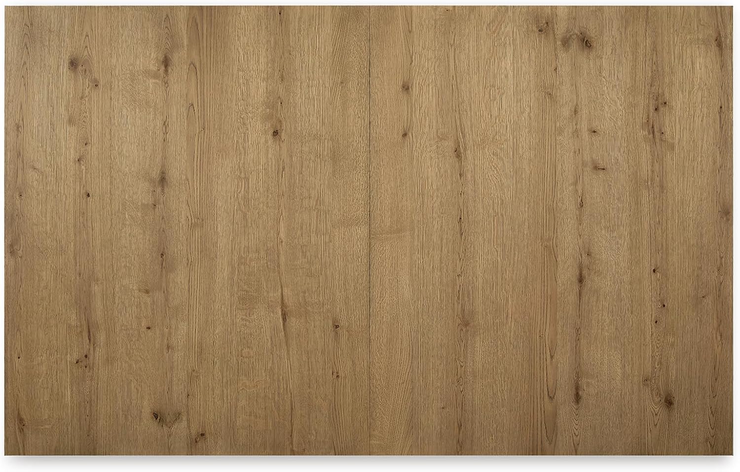 Rustic Oak Extendable Rectangular Dining Table for Ten