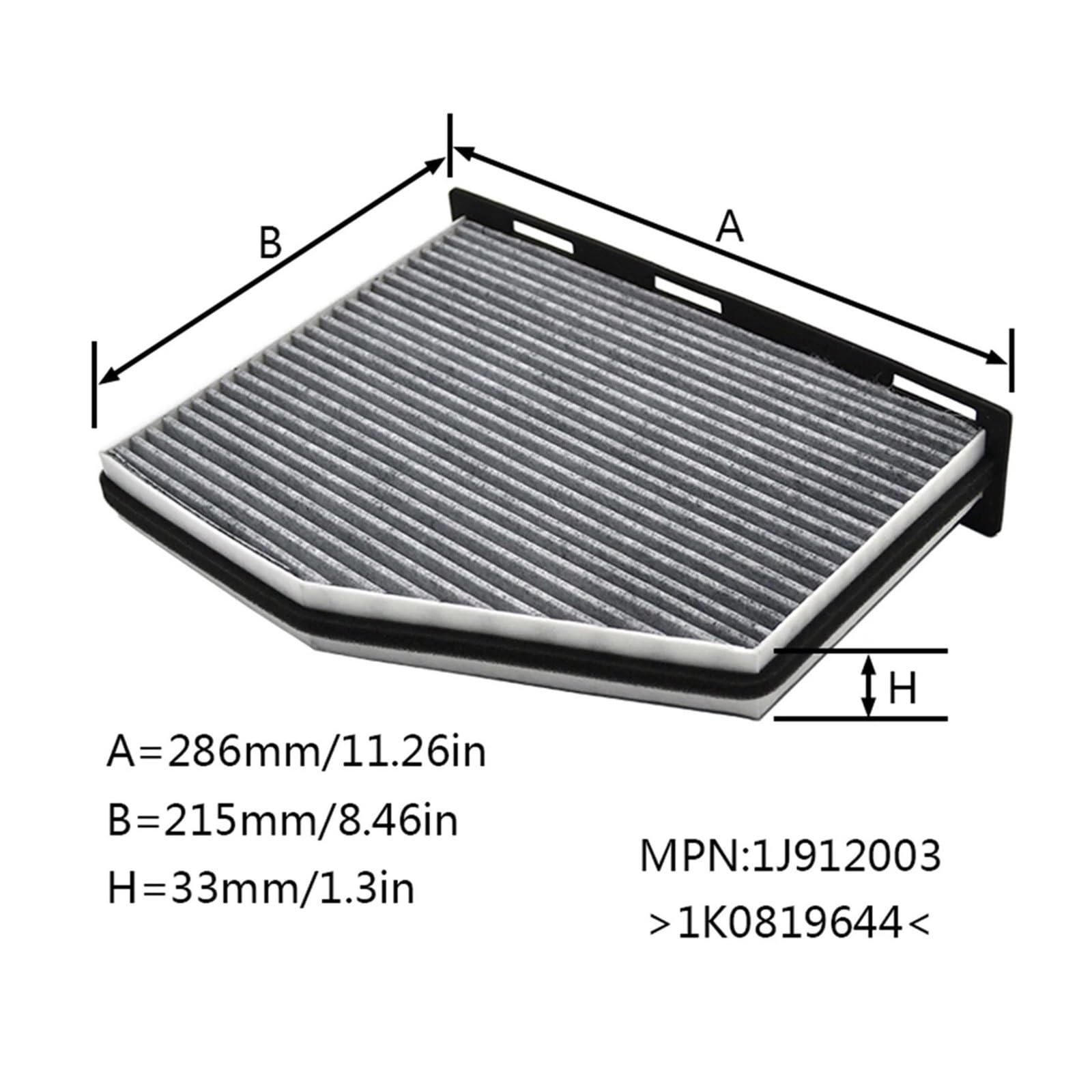 Filtro De Aire Para Coche Para VW Para Golf Para Passat Para Beetle CC Para Tiguan Para Touran Filtro Aire Polen Cabina Motor 1K0129620D 1K0819644