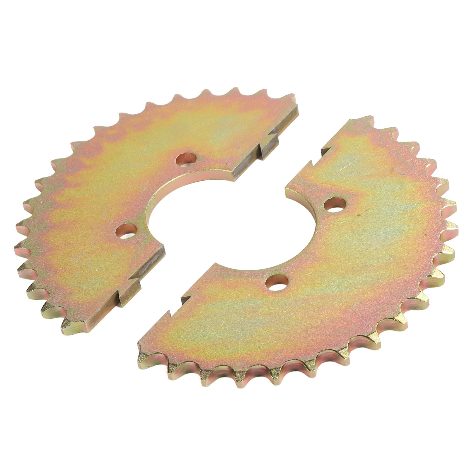 Pignon de chaîne 530 37T séparable, pignon en Acier à 37 Dents pour ATV et Karts, alésage de 58 mm avec 4 Trous, Denture de Remplacement Durable pour Les systèmes de Transmission