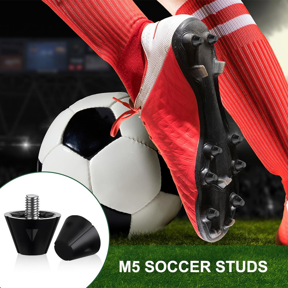Flintronic 12/20 Pezzi Tacchetti da Calcio, Tacchetti Antiscivolo,per Ferro Avvitabili Allenamento Atletico
