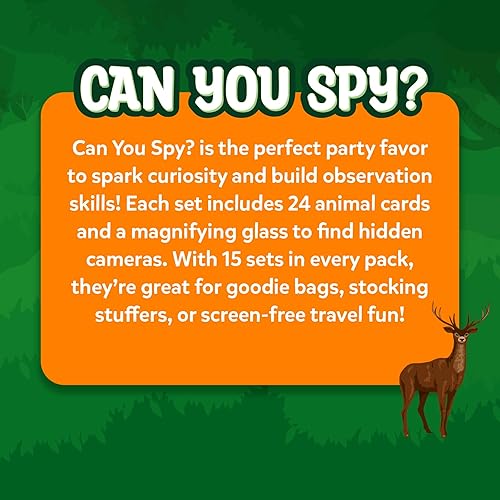 Miniatura 7 de Skillmatics Recuerdos de fiesta (paquete de 15)  Juego de tarjetas de dinosaurios Can You Spy, bolsa de golosinas, juegos educativos, regalos para