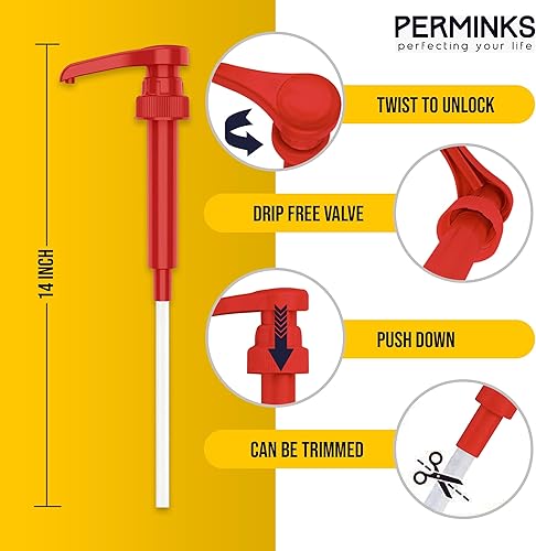 Miniatura 64 de Bomba de jarabe prémium compatible con botella Torani de 25.4 fl oz, jarabes Davinci, dispensador de jarabe sin derrames, sin obstrucciones