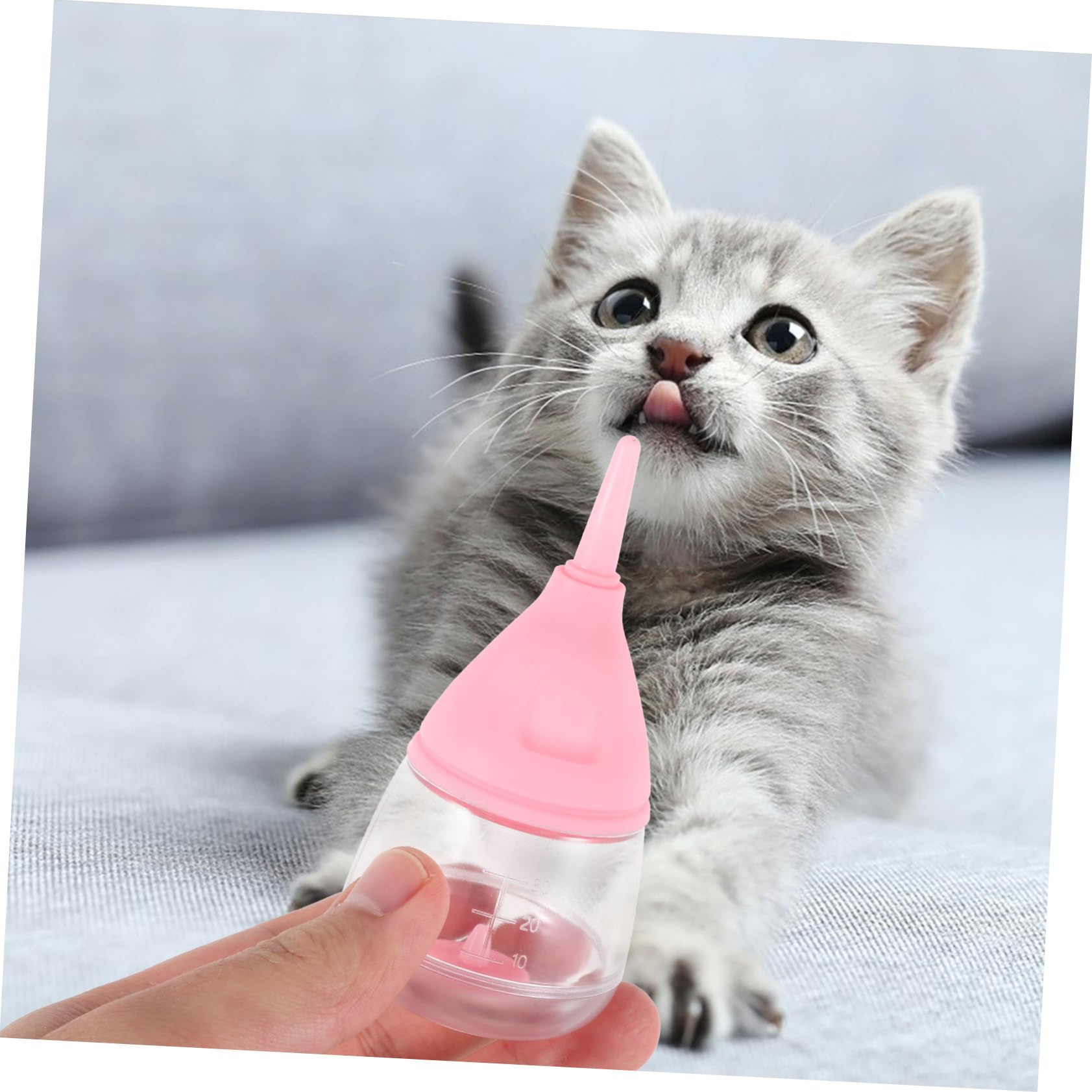 YARNOW 5 Botellas para Mascotas Gatitos Cachorros Biberones para Gatitos Biberones para Cachorros Biberones Pequeños para Mascotas Biberones para Gatitos Recién Nacidos Botella