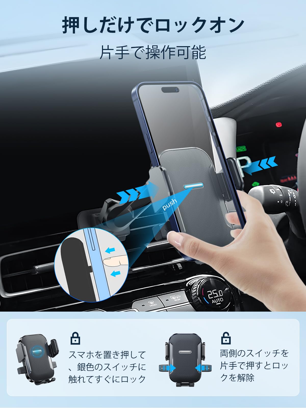 Amazon.co.jp: 【BIXUAN】トヨタ アクア スマホホルダー アクア 2代目