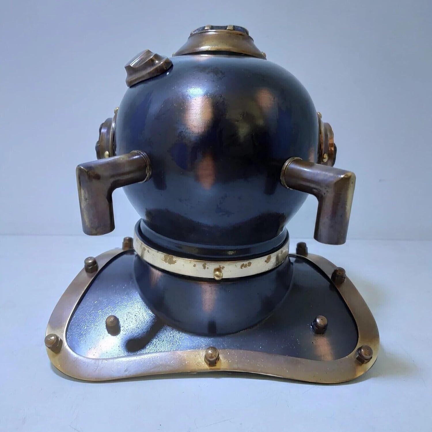 Generic Mini Diving Divers Helmet U.S Navy Mark V Deep Sea Antique Scuba Vintage Gift, As shown in image