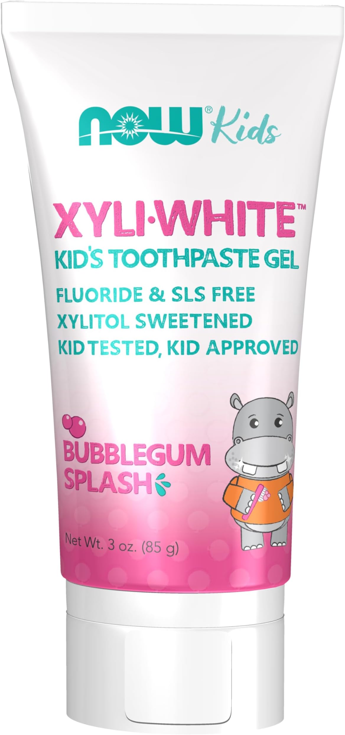 Foods Kids Xyliwhite Bubblegum Splash Toothpaste Gel, 85 g