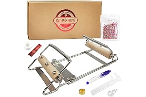 INDIVSHOW Adjustable Bead Loom Kit for Bracelets