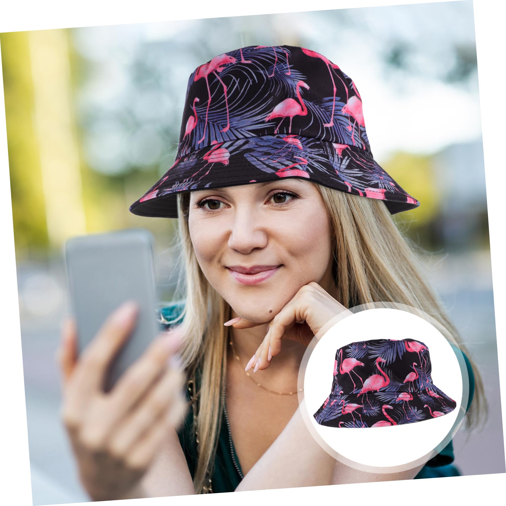 SHERCHPRY Fischerhut Weiblichkeit Women Teenie Mane Feminela Hut Frauen Sonnenhut Damen Reisehut Blau Eimerhüte Sommer Bucket Cap Bucket Hats Für Damen Fischermütze Polyester
