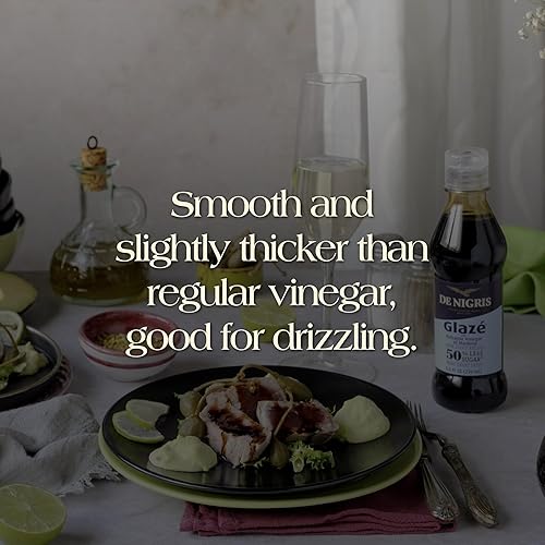 Miniatura 4 de De Nigris Glaseado bajo en azúcar con vinagre balsámico de Módena 8,5 oz (8.5 fl oz)  Glaseado balsámico con vinagre balsámico de Módena Italia