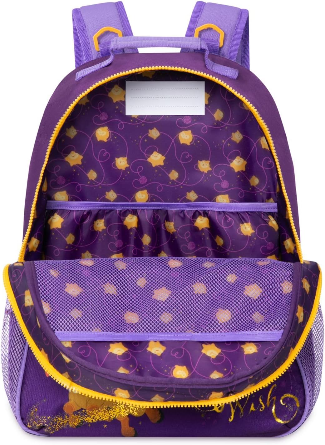 Disney Store Official Wish Toddler Unisex Backpack | Kindergarten Elementary Kids Backpack | Medium (16" tall) - Purple