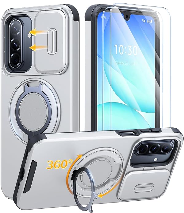 JAME for Samsung Galaxy A17/A16 5G Phone Case with Stand Slide Camera Cover by JAME - Used condition - US$9.71