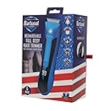 Barbasol Rechargeable Full Body Hair Trimmer/Groomer with Heat Resistant Ceramic Blades, Xtreme Easy Cleaning