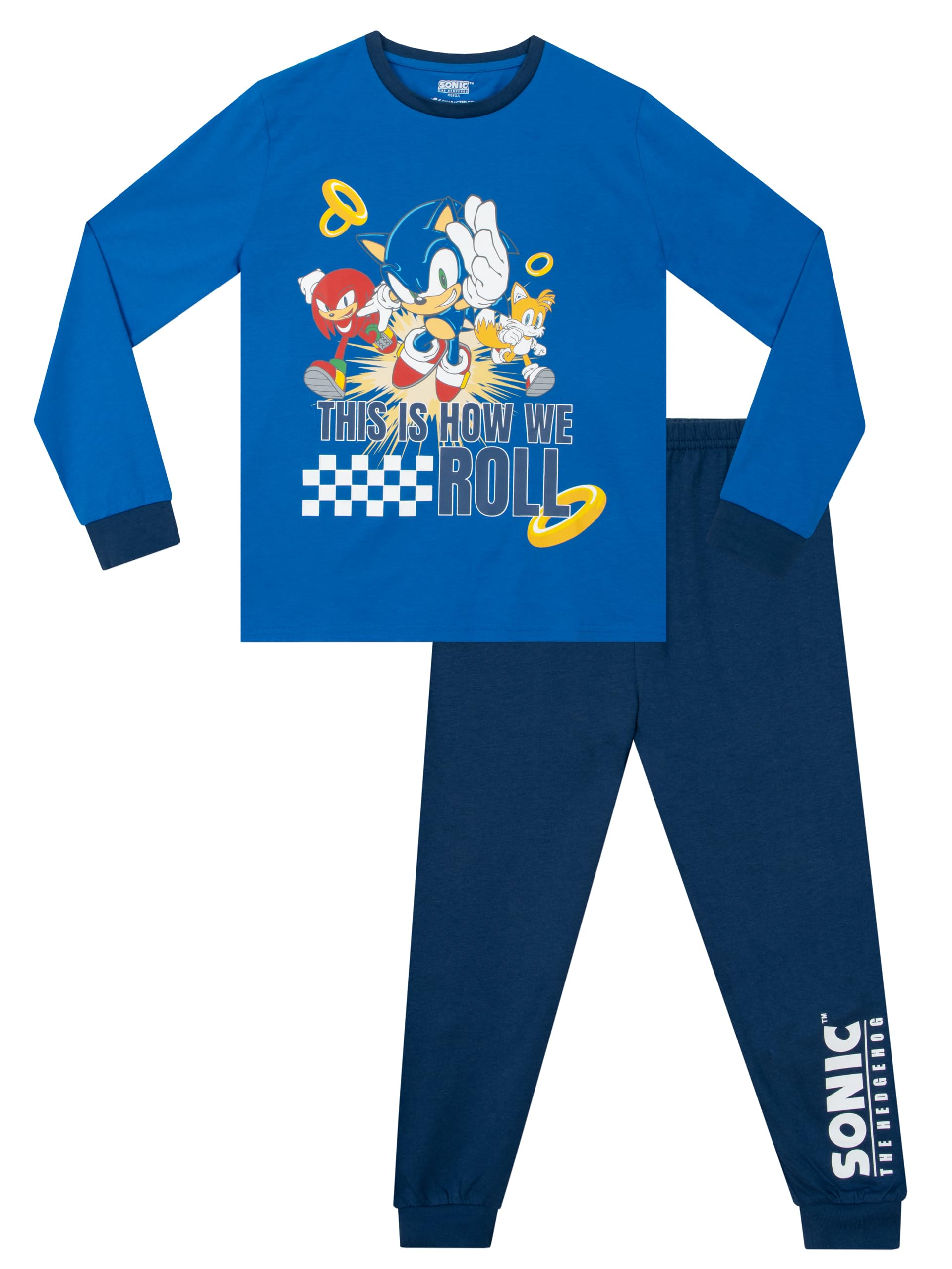 Sonic The Hedgehog Pyjamas | Sonic Pjs For Boys | Knuckles, Tails And Sonic Boys Pyjamas | Ages 5 to 13 Years