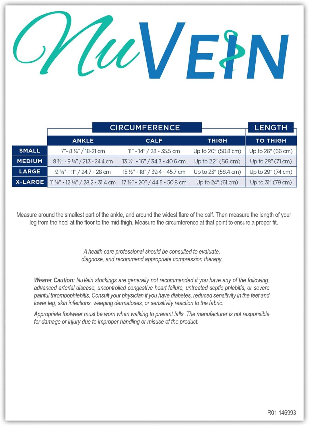 NuVein Medical Compression Stockings, 30-40 mmHg Support, Women & Men Thigh Length Hose, Closed Toe, Black, Medium - Image 4