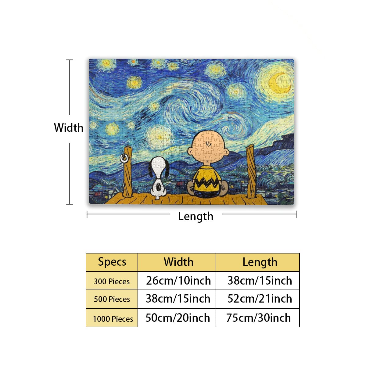 PEANUTS スヌーピー　ジグソーパズル　月明かりの夜　1000ピース Amazon.co.jp: ジグソーパズル 1000ピース ピーナッツ スヌーピー