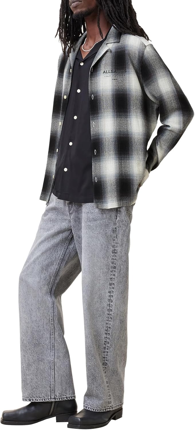 AllSaints Mens Underfade Ls Shirt - Image 2