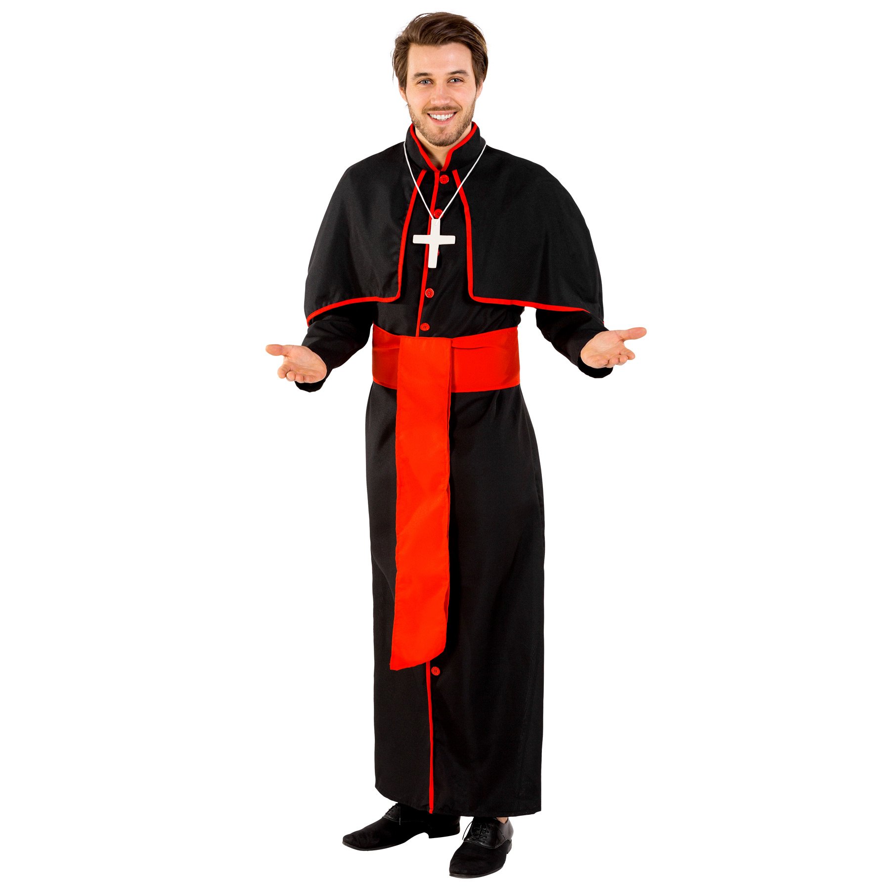 dressforfun Disfraz para hombre de cardenal Giovanni (XL | no. 300524)